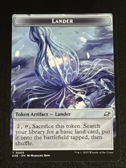 MTG Edge of Eternities Drone/Lander Double-Sided Token 0003/0005 NM - Image 2