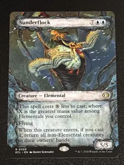MTG Lorwyn Eclipsed Sunderflock Showcase 0309 NM Rare - Image 1