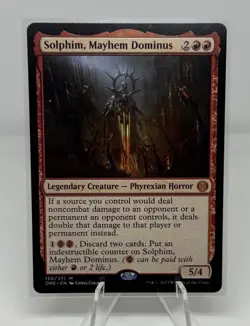 MTG Solphim, Mayhem Dominus Phyrexia: All Will Be One Regular NM - Image 1