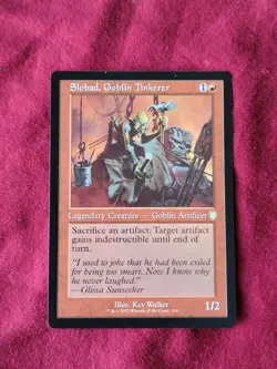 MTG Slobad, Goblin Tinkerer (118/240) The Brothers' War Commander LP - Image 1