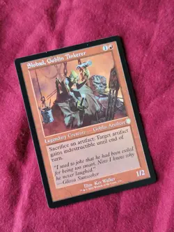MTG Slobad, Goblin Tinkerer (118/240) The Brothers' War Commander LP - Image 3
