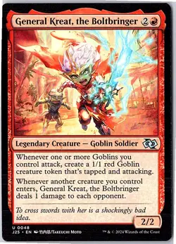 General Kreat, the Boltbringer (Anime) U Foundations Jumpstart 48 NM - Image 1