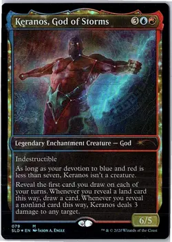 Keranos, God of Storms Secret Lair Drop Series M 79 FOIL - Image 1