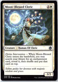 Moon-Blessed Cleric U Adventures in the Forgotten Realms 26 Near Mint - Image 1