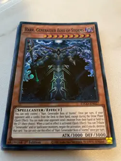 Yugioh | Harr Generaider Boss of Storms | ETCO | Super Rare | 1st Edition | NM - Image 1
