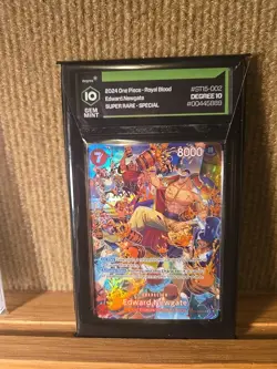 (OP10 Royal Blood) Edward Newgate SP (ST15-002) FULL ART ONE PIECE TCG - Image 1