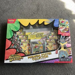 Pokemon Ascended Heroes Premium Poster Collection Lucario - FACTORY SEALED - Image 1