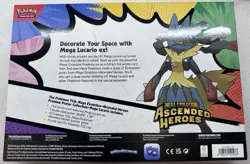 Pokemon Ascended Heroes Premium Poster Collection Lucario New Factory Sealed - Image 2