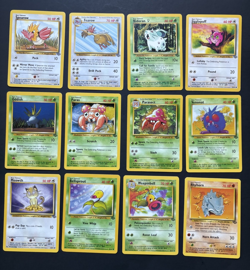 Pokemon TCG Jungle Set - lot of 12 Cards Common Uncommon LOT #10 LP Vintage WOTC - Image 1