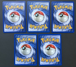 Pokemon TCG - BASE Set - 5-Card COMMON Lot #16 - WOTC - Vintage LP - Image 2