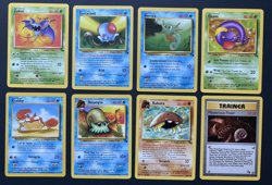 Pokemon TCG - Fossil Set - 8-card Lot - Lot #3 - Common - WOTC Vintage LP - Image 1
