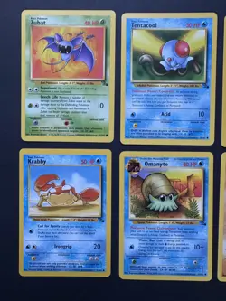 Pokemon TCG - Fossil Set - 8-card Lot - Lot #3 - Common - WOTC Vintage LP - Image 2