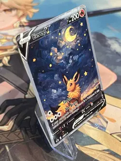 Custom Eeveelution V SWSH Promos Foil Fan Art card - Image 2