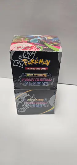 Pokemon TCG Mega Evolution Phantasmal Flames Half Booster Box ~ Sealed - Image 1