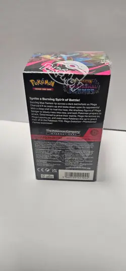 Pokemon TCG Mega Evolution Phantasmal Flames Half Booster Box ~ Sealed - Image 2