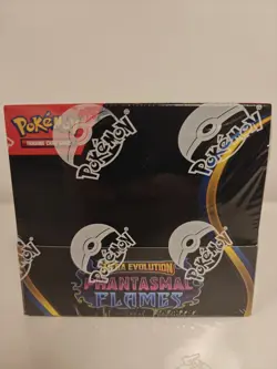 Pokemon TCG Mega Evolution Phantasmal Flames Booster Box 36 Packs - Sealed - Image 1