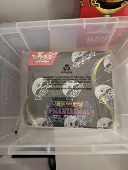 Pokemon TCG: Mega Evolution - Phantasmal Flames Booster Box (36 Packs) - Sealed - Image 1