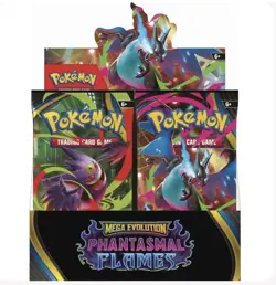 Pokemon TCG: Mega Evolution - Phantasmal Flames Booster Box (36 Packs) - Sealed - Image 3