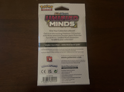Pokemon TCG: Sun & Moon – Unified Minds 3-Pack Hanger Box (Factory Sealed) - Image 2