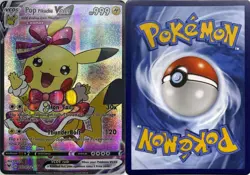 Pop Pikachu V Frank's Cosplay Pokemon TCG YWGS Custom Fan Art Holo Card - Image 2