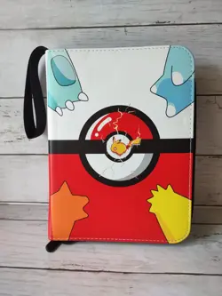 Pokemon Card Book Holder Binder Album Collection 50 Pages RARE DESIGN - Image 1