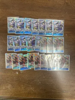 Huge Collection Lot of 150+One Piece Trading Cards All Holo - Image 1