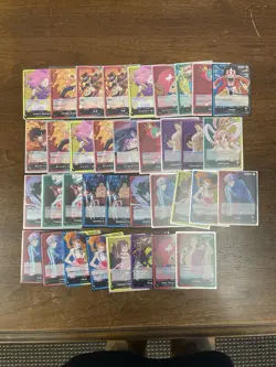 Huge Collection Lot of 150+One Piece Trading Cards All Holo - Image 2