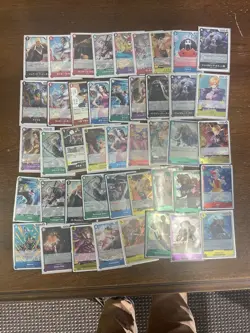 Huge Collection Lot of 150+One Piece Trading Cards All Holo - Image 5