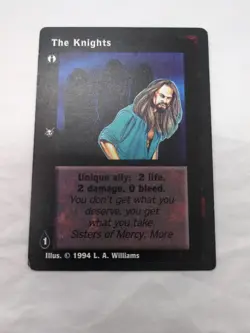 The Knights Jyhad Vampire The Eternal Struggle Rare Card - Image 1
