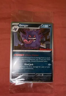 Pokemon TCG Gengar GameStop Promo Sealed Promo Card - Image 1