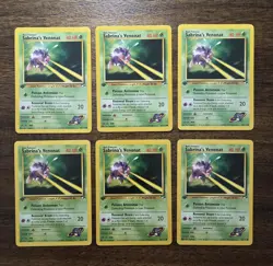 Sabrina's Venonat #96 1st Edition Gym Heroes LP (SINGLE CARD) - Image 1