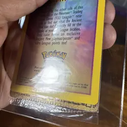 Ancient Mew Pokemon Sealed Promo Crimp Error WOTC 1999 Holo Rare Movie Card - Image 4