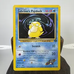 Sabrina's Psyduck 99/132 Gym Challenge Common Pokemon Card - Image 1