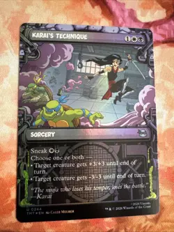 Karai's Technique (Showcase) Teenage Mutant Ninja Turtles Foil - Image 1