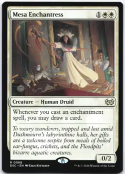 Mesa Enchantress Normal R Commander: Duskmourn: House of Horror 68 NM - Image 1