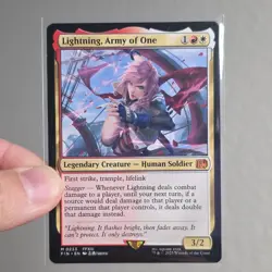 Lightning, Army of One Final Fantasy Mythic Legendary Creature 0233 Regular MTG - Image 1