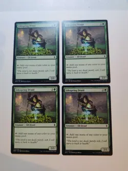 Lifespring Druid x 4 Battle for Zendikar Regular Playset - Image 1