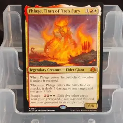 Magic: The Gathering Phlage, Titan of Fire's Fury Mythic Red White Modern Horiz… - Image 1
