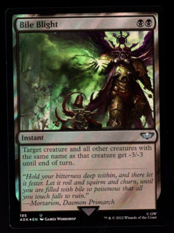 Bile Blight 195 Uncommon Surge Foil Warhammer 40K MTG NM - Image 1