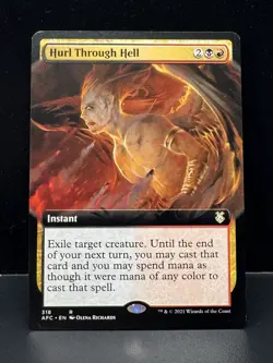 Hurl Through Hell (Extended Art) [AFC - 318] - [Normal] TCG MTG - Image 1