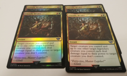 MTG 4X Lord of the Rings U Friendly Rivalry #0204 PLAYSET 3XFOIL/1XReg - Image 1
