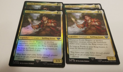 MTG 4X Lord of the Rings U Frodo Baggins #0205 PLAYSET 2XFOIL/2XReg - Image 1