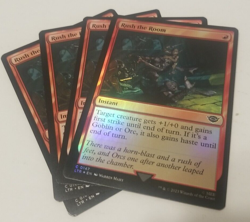 MTG Lord of the Rings C Rush the Room #0147 PLAYSET 4x 1 FOIL / 3 REG - Image 1