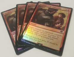 MTG Lord of the Rings C Breaking of the Fellowship #0117 PLAYSET 4x FOIL - Image 1