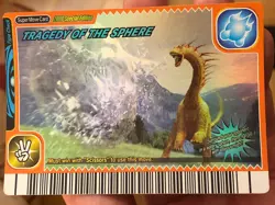 Dinosaur King Tragedy Of The Sphere Super Move Card 2008 Special Edition - Image 1