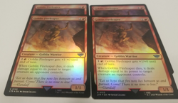 MTG 4X FOIL Lord of the Rings U Goblin Fireleaper #0133 PLAYSET - Image 1