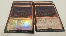 MTG 4X Lord of the Rings U Foray of Orcs #0128 PLAYSET 2X FOIL/2X Reg - Image 1