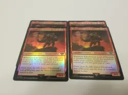 MTG x4 Erkenbrand, Lord of Westfold U The Lord of the Rings 3X FOIL/1X Reg - Image 1