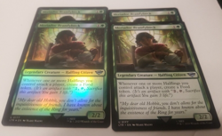 MTG 4X Lord of the Rings U Meriadoc Brandybuck #0177 PLAYSET 2X FOIL/ 2X REg - Image 1