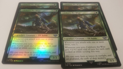 MTG 4X Lord of the Rings U Celeborn the Wise #0156 PLAYSET 2X FOIL/2X Reg - Image 1